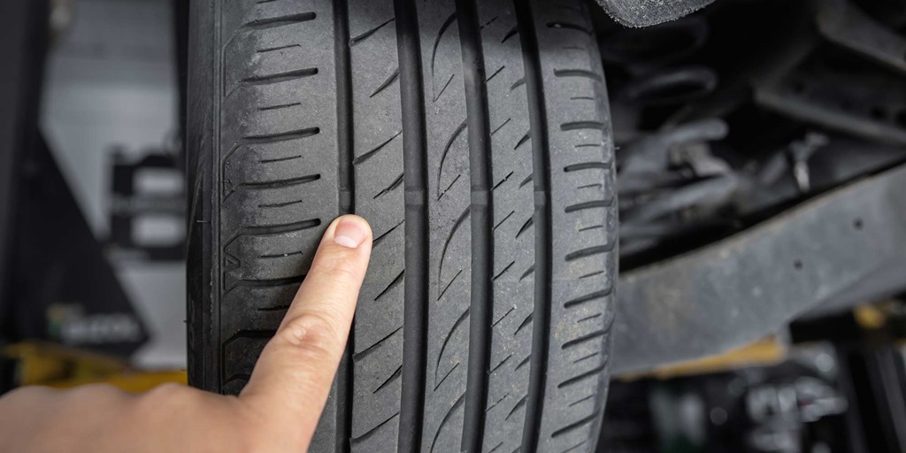 How would you check your tyre depth?