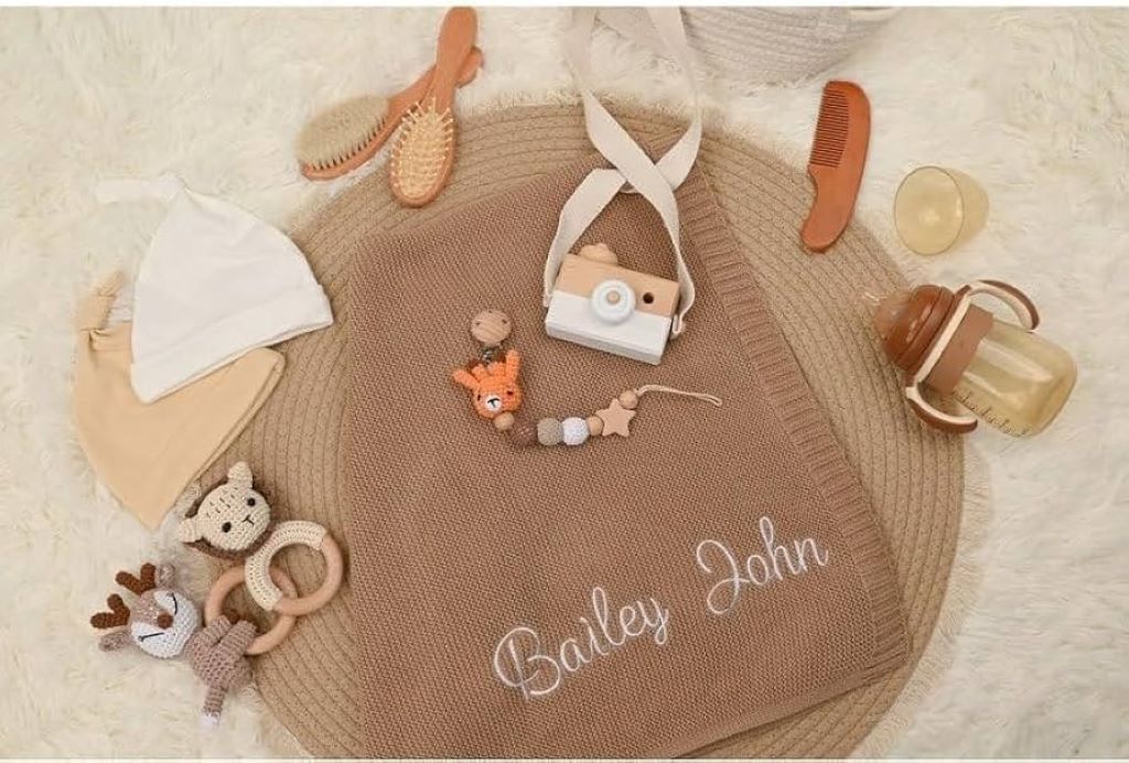 Where to embroider a name on a blanket