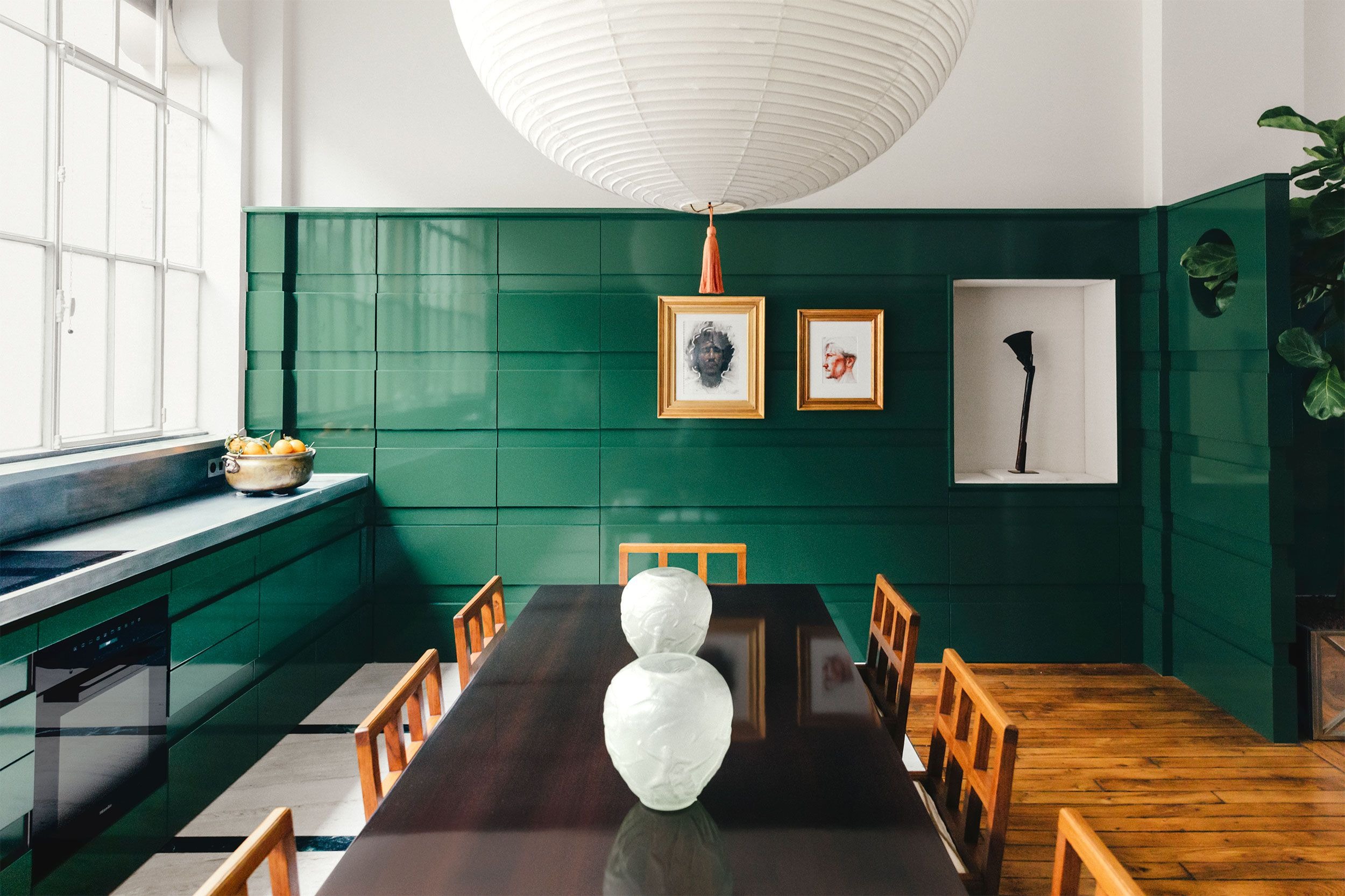 What are some inexpensive ways to decorate blank walls