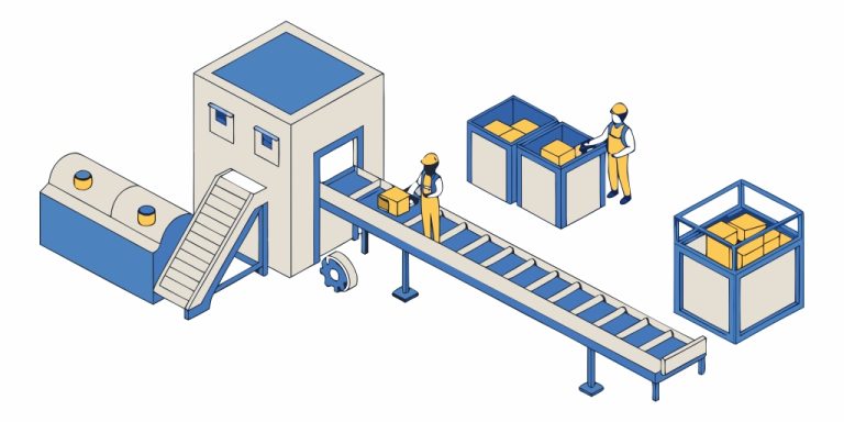 An infographic titled “How Metal Recycling Facilities Are Changing Global Sustainability” showing factories recycling metals, reduced waste in landfills, and arrows indicating a circular economy that lowers carbon emissions and conserves natural resources.