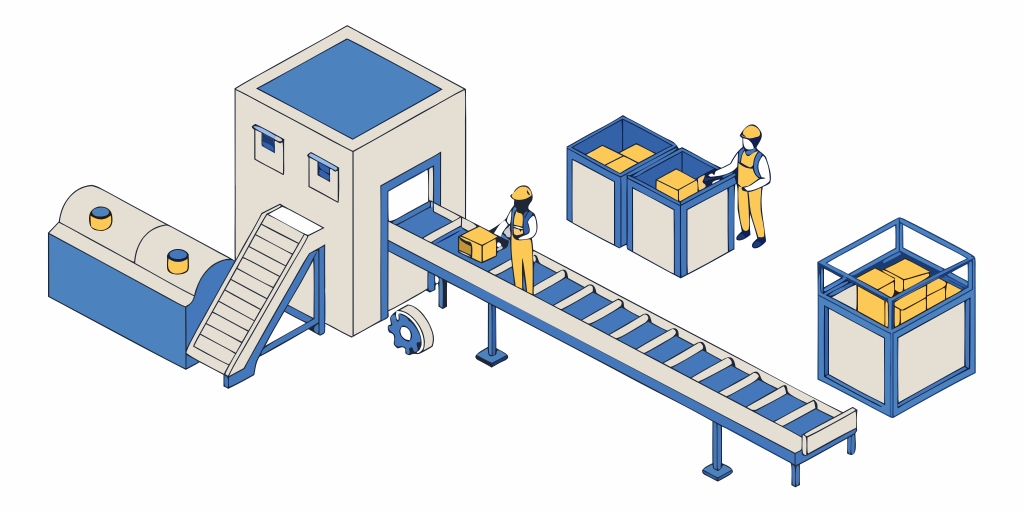 An infographic titled “How Metal Recycling Facilities Are Changing Global Sustainability” showing factories recycling metals, reduced waste in landfills, and arrows indicating a circular economy that lowers carbon emissions and conserves natural resources.