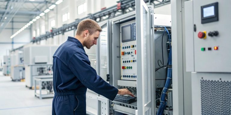 Modern PLC programming focuses on IIoT integration, AI/ML for predictive maintenance, edge computing, robust cybersecurity, and high-level Structured Text logic.